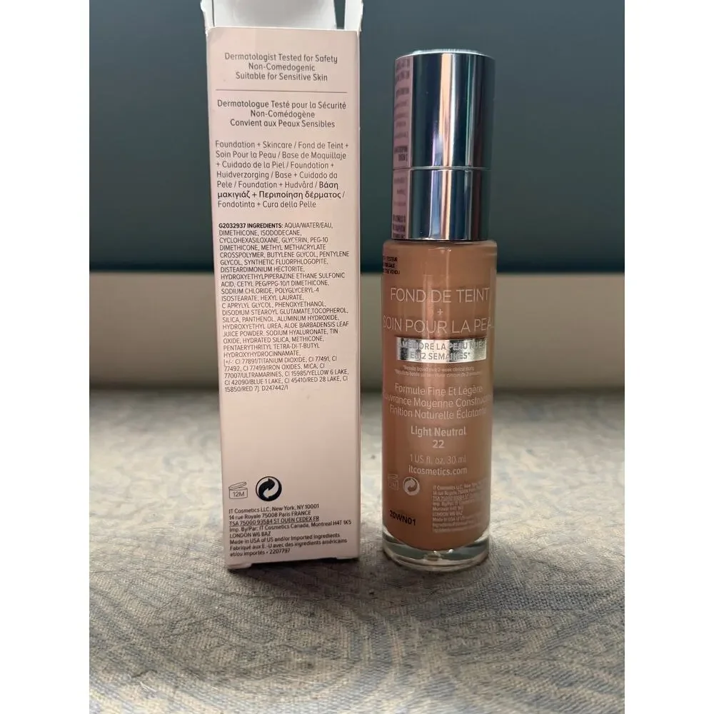 IT cosmetics foundation - Light neutral 22